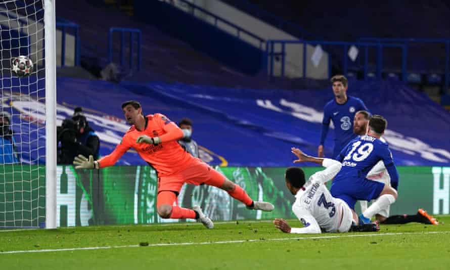 Mason Mount scoring against Real Madrid in last season’s semi-final.