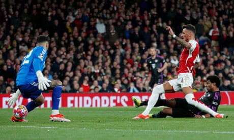 ‘We gave them two goals’: Arteta’s anger at Arsenal errors in Bayern Munich draw