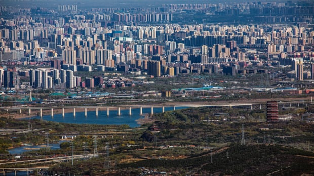 Une vue sur les toits de Pékin.