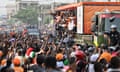 Thousands of supporters lined the streets as they celebrated the team's third Cup of Nations win