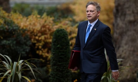 Le secrétaire britannique aux affaires, Grant Shapps