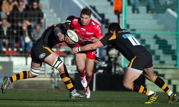 The Toulon wing Drew Mitchell saved the French club’s proud home record by scoring a last gasp try against Wasps.