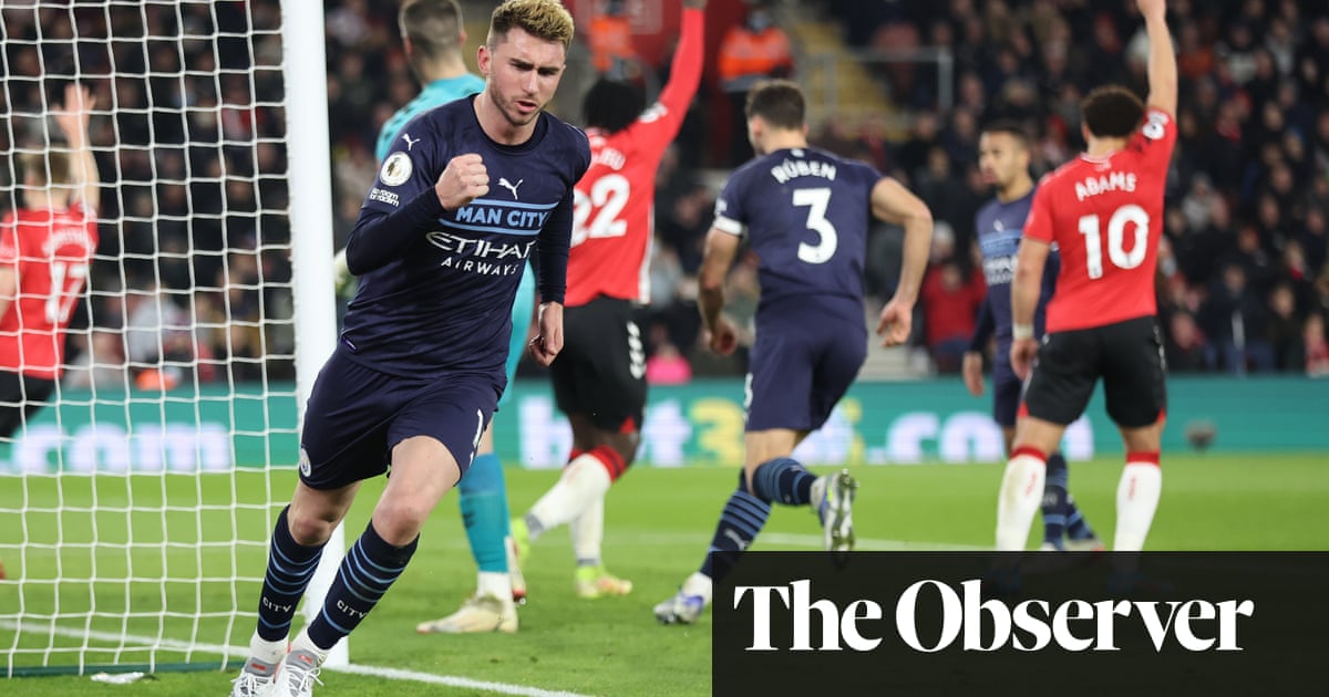Aymeric Laporte spares Manchester City’s blushes at battling Southampton