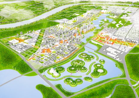UrbanLab’s masterplan for Yangming Archipelago in Hunan province, China