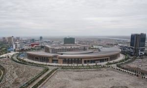 The city of Khorgos – a key dry port on the New Silk Road – rises from the steppe on the China-Kazakhstan border.