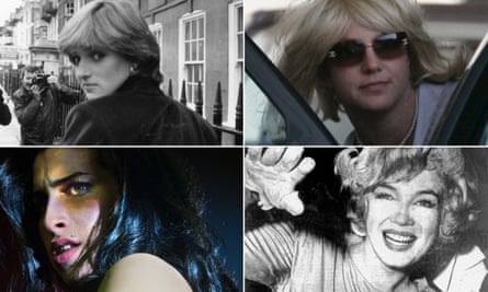 Pushed to the edge: (clockwise from top left) Diana Spencer; Britney Spears; Marilyn Monroe; and Amy Winehouse.