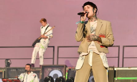 Bring Me the Horizon performing in New Orleans in October 2019
