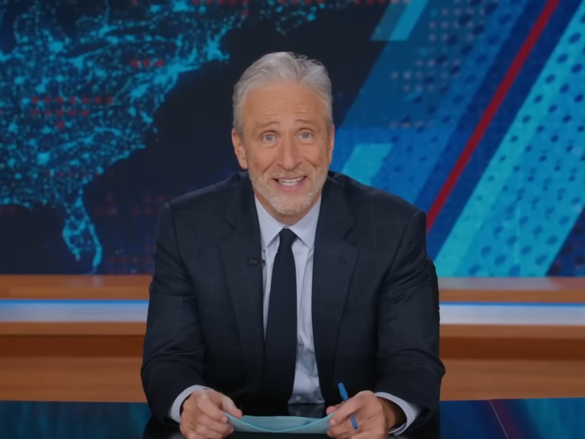 Jon Stewart on Trump claiming not to know about his own MRI: 'That's not physically possible' | Late-night TV roundup | The Guardian