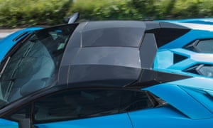 Form and function: origami bodywork on the Aventador.