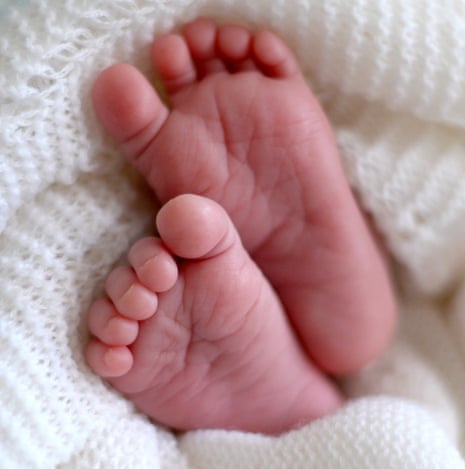 Newborn's feet
