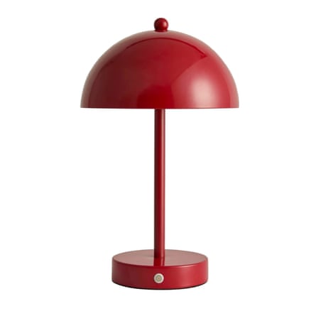 Dusk Cerise LED Rechargeable Wireless Table Lamp