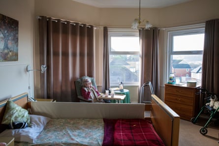 Phyllis Padham at St Cecilia’s nursing home in Scarborough.