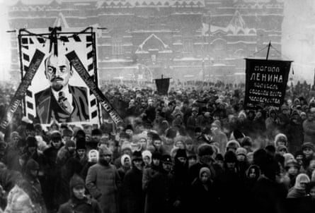 Lenin’s funeral in Moscow in 1924.