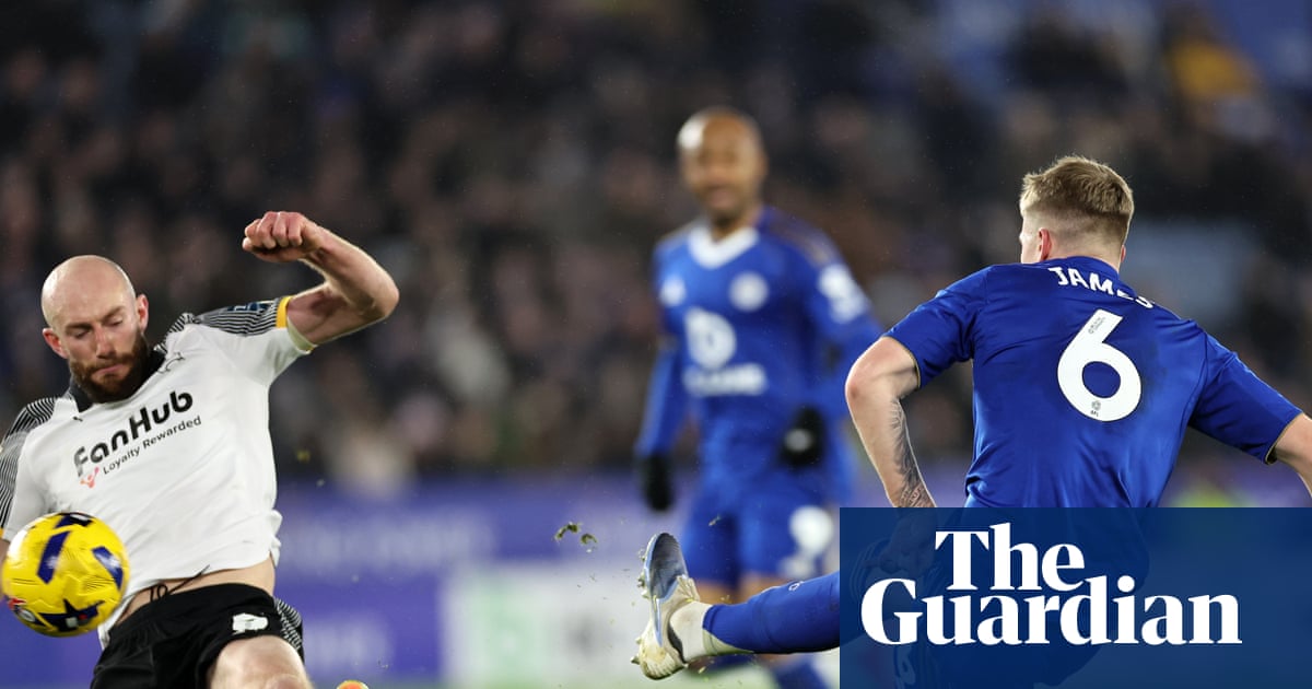 Jordan James completes double over Derby to lift sour mood at Leicester