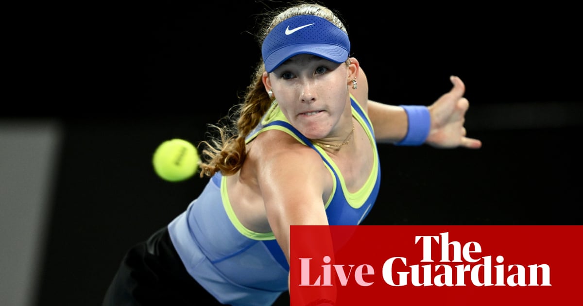 Australian Open 2026: Ruse v Andreeva; De Minaur and Svitolina through, Norrie out – live