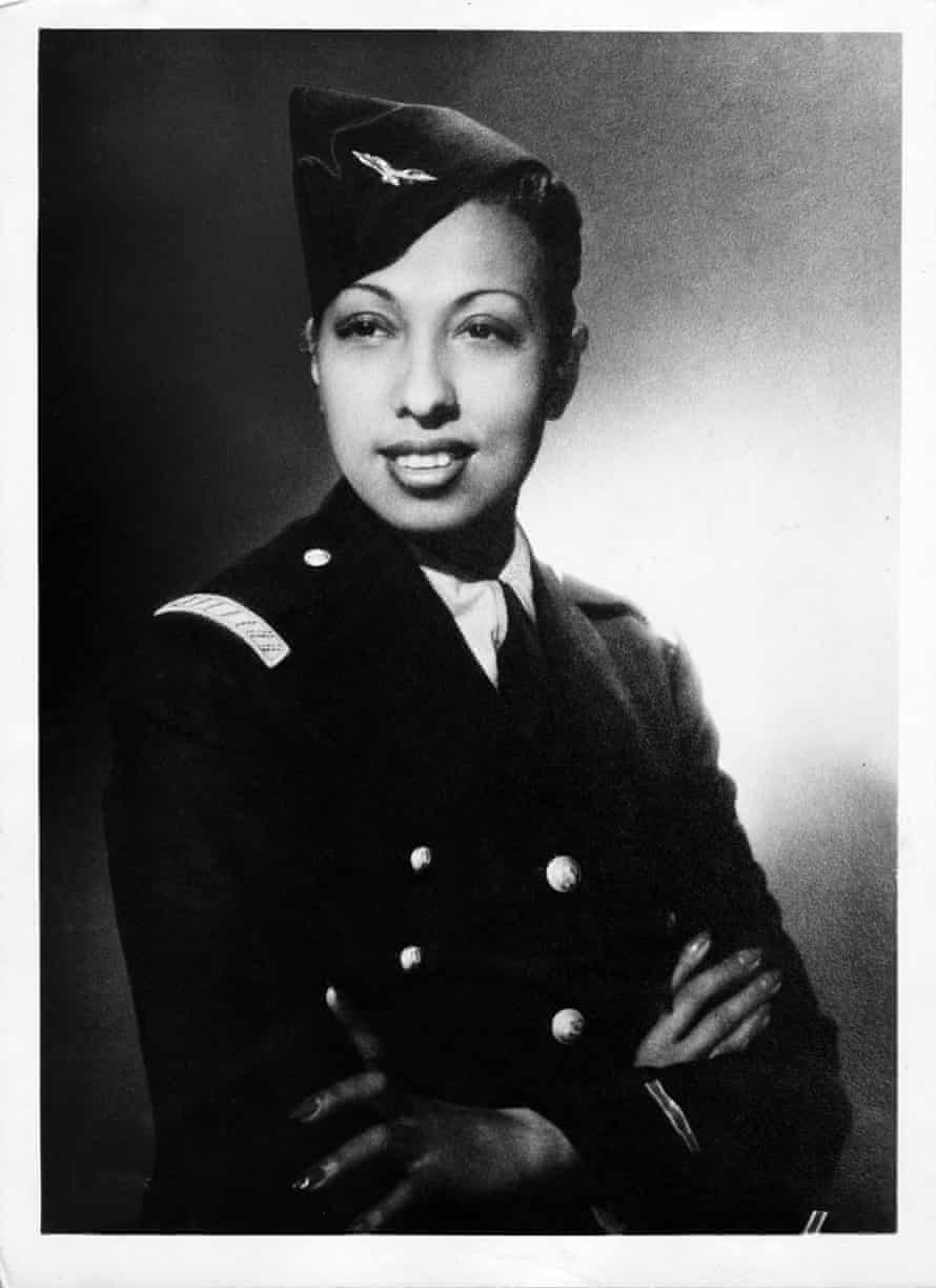 Josephine Baker in uniform.
