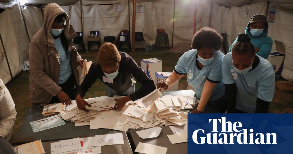 South Africa’s ANC on course for worst ever electoral performance in local polls