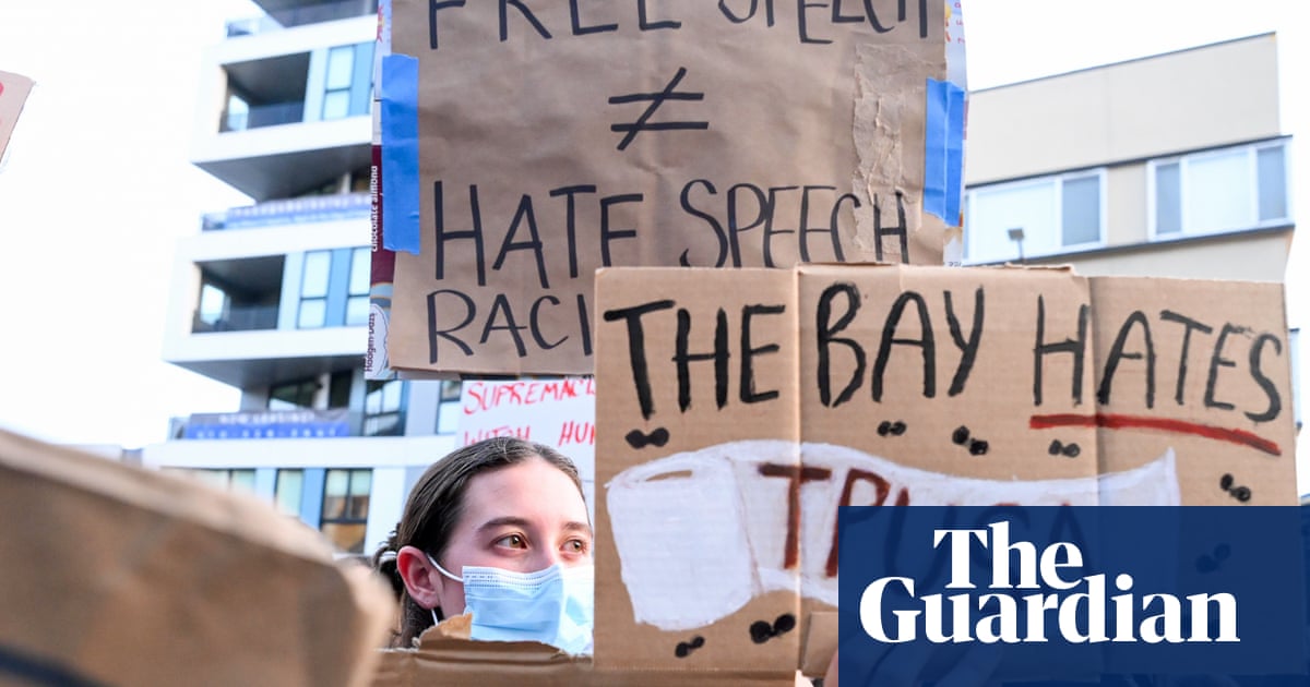 Protests as rightwing Charlie Kirk activist group makes final campus tour stop