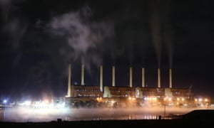 Emissions from coal-fired power station