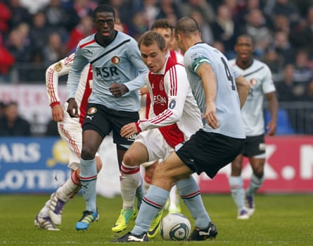 Christian Eriksen with Ajax in 2011. ‘They played the kind of football the family wanted,’ one his former coaches says.