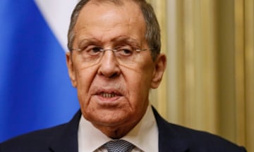 Russian foreign minister Sergei Lavrov.