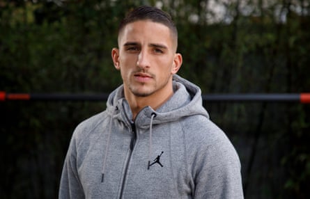 Knockaert poses for a portrait at his home.