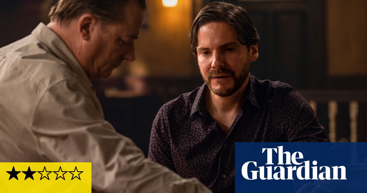 Next Door review – Daniel Brühl’s vanity-free actor project props itself up at the bar