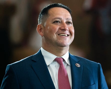 Head and shoulders of Tony Gonzales in suit.