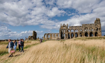 Whitby Abbey in North Yorkshire.