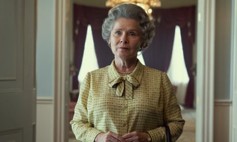 Imelda Staunton plays the late Queen in Season 5 of The Crown.