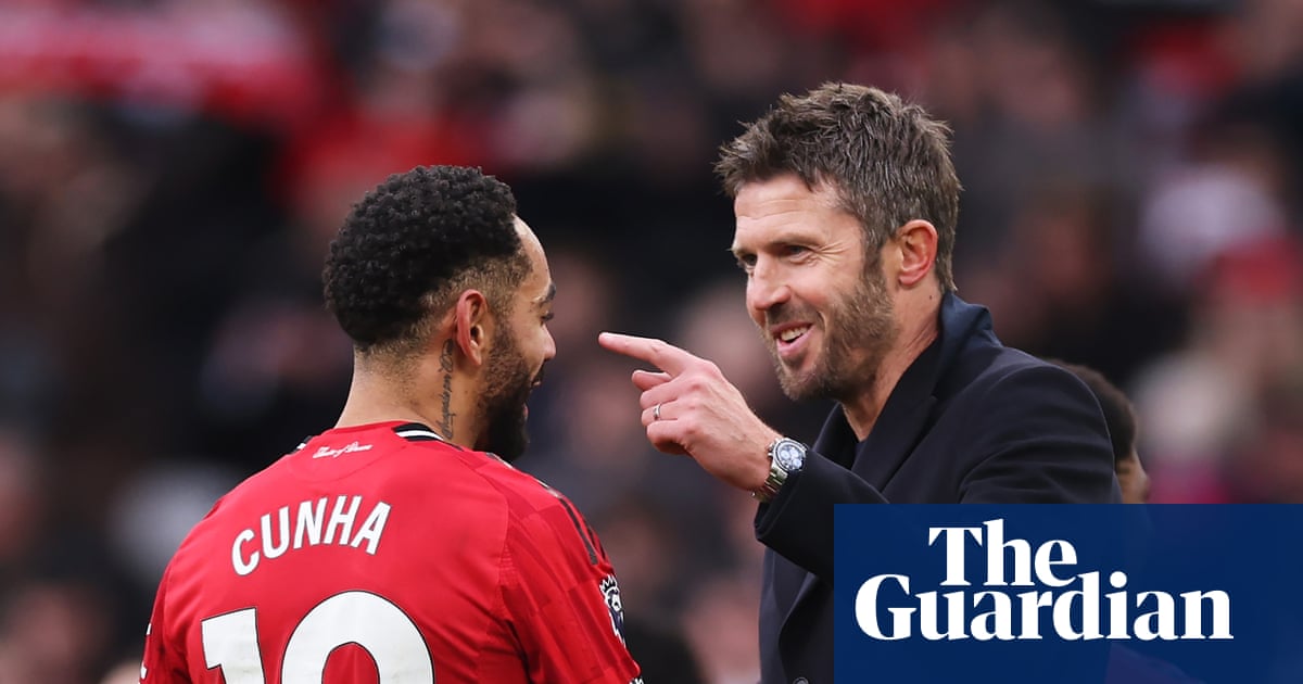 Carrick’s restoration of United’s dogged spirit has Old Trafford crackling again