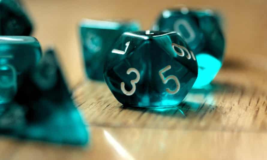 Dice of dragons and dungeons.