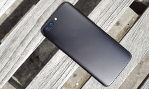 The metal back of the OnePlus 5 has a gentle curve that makes it easier to hold onto.