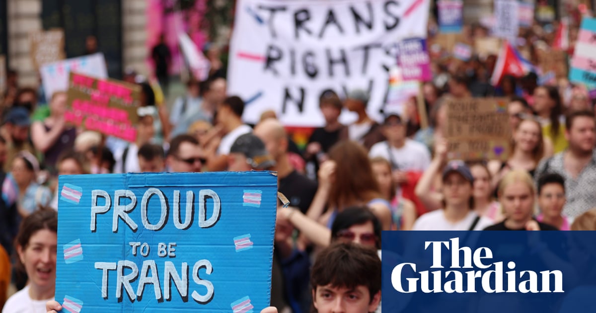 Tens of thousands of people take to streets for London Trans+ Pride 2025