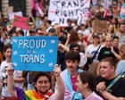 Tens of thousands of people take to streets for London Trans+ Pride 2025