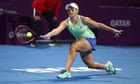Ash Barty bundled out of Qatar Open semi finals by Petra Kvitova
