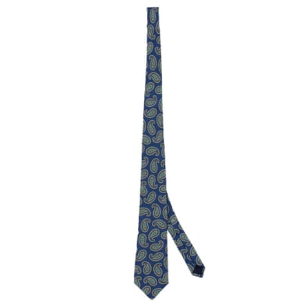 A vintage Ralph Lauren tie with a paisley pattern.