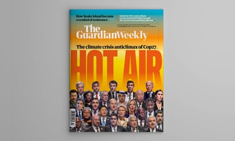 The cover of the 25 November Guardian Weekly magazine. 