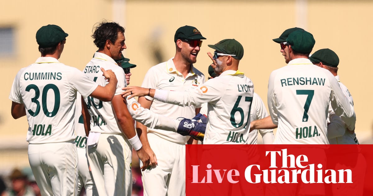 Australia v Bangladesh: second men’s Test, day one – live