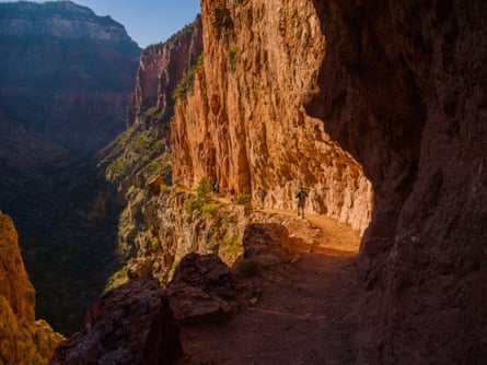 The North Kaibab trail into the Grand Canyon