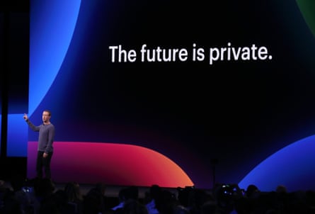 Mark Zuckerberg speaks during the F8 Facebook Developers conference in April.