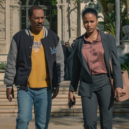 Murphy with Taylour Paige as Jane Saunders in Beverly Hills Cop: Axel F.