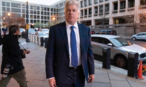 Corcoran arriving at federal court in Washington, DC, this morning.
