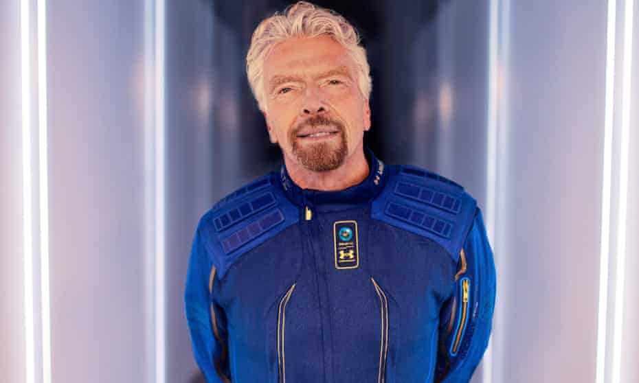 Richard Branson&#39;s quest: to boldly go where no billionaire has gone before | Virgin Galactic | The Guardian
