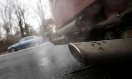 Emissions of pollutants from vehicles have fallen, though not to the extent required.