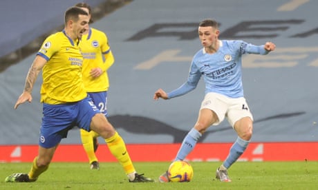 Phil Foden's moment of class sets up Manchester City victory over Brighton