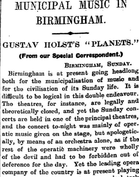 Manchester Guardian, 11 October 1920.