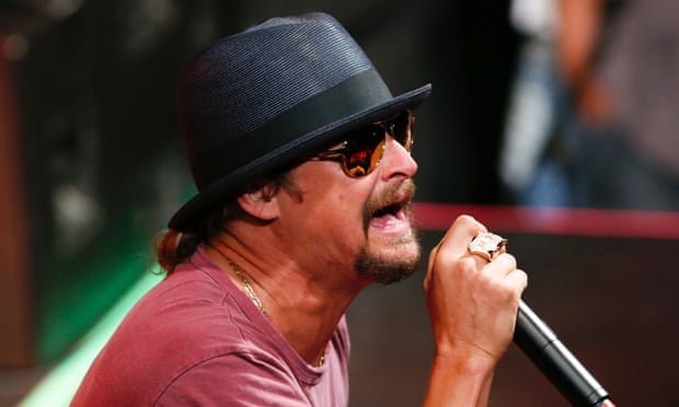 Kid Rock in New York on 5 May 2015. ‘I guess the millions of dollars i pumped into that town was not enough,’ he said of Detroit. 