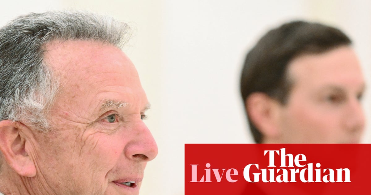 US and Ukrainian officials agree any ‘real progress’ in peace talks depends on Russia – US politics live