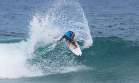 Saffi Vette competes at the Surfest Newcastle in March